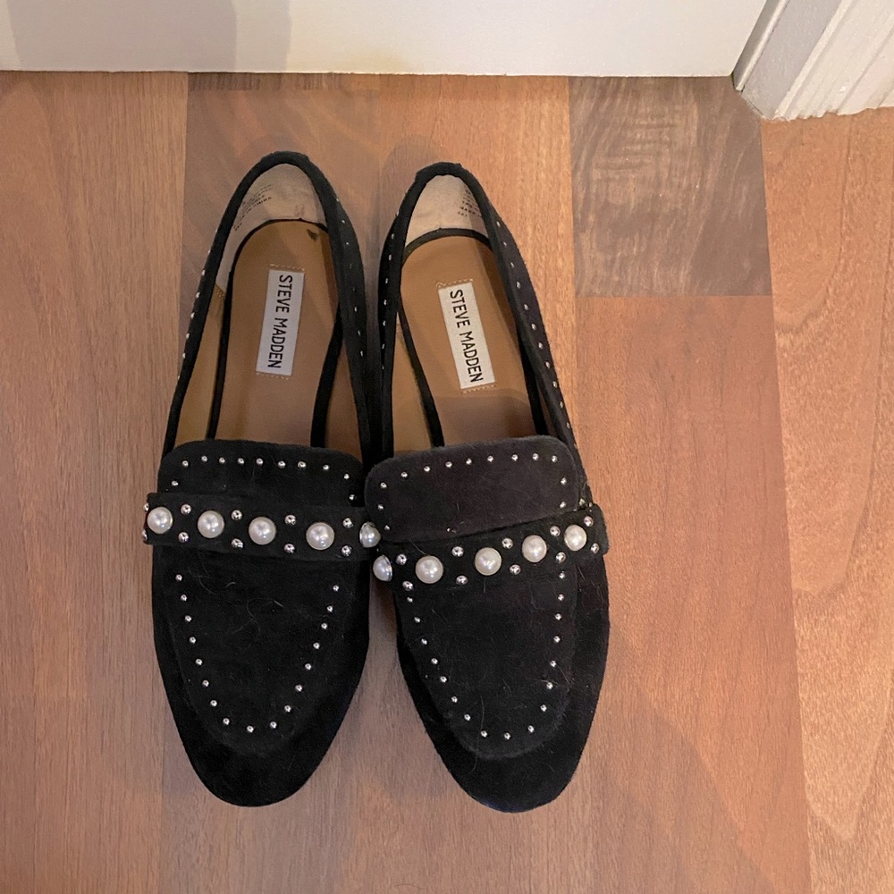 Steve Madden studded loafers